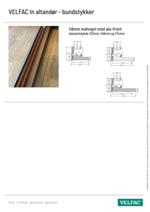 Bundstykker til altandøre